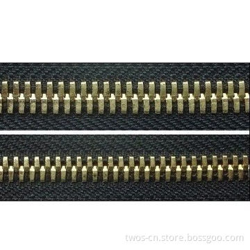 Corn-type Closed-end Metal Zippers with Euro-type Non-lock Slider Feature